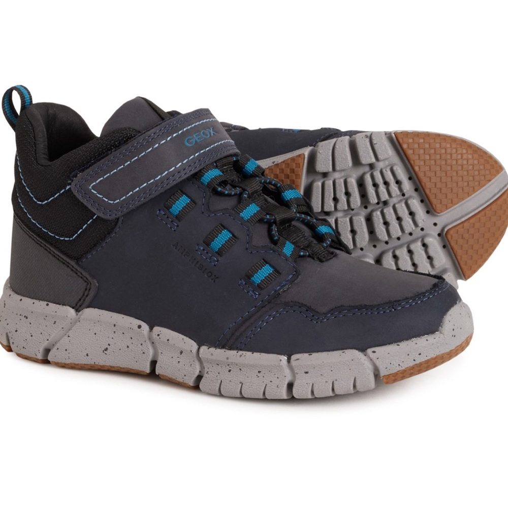 Geox Little Boys Flexyper ABX Ankle Boots, Waterproof, Insulated size 31 NWT NIB